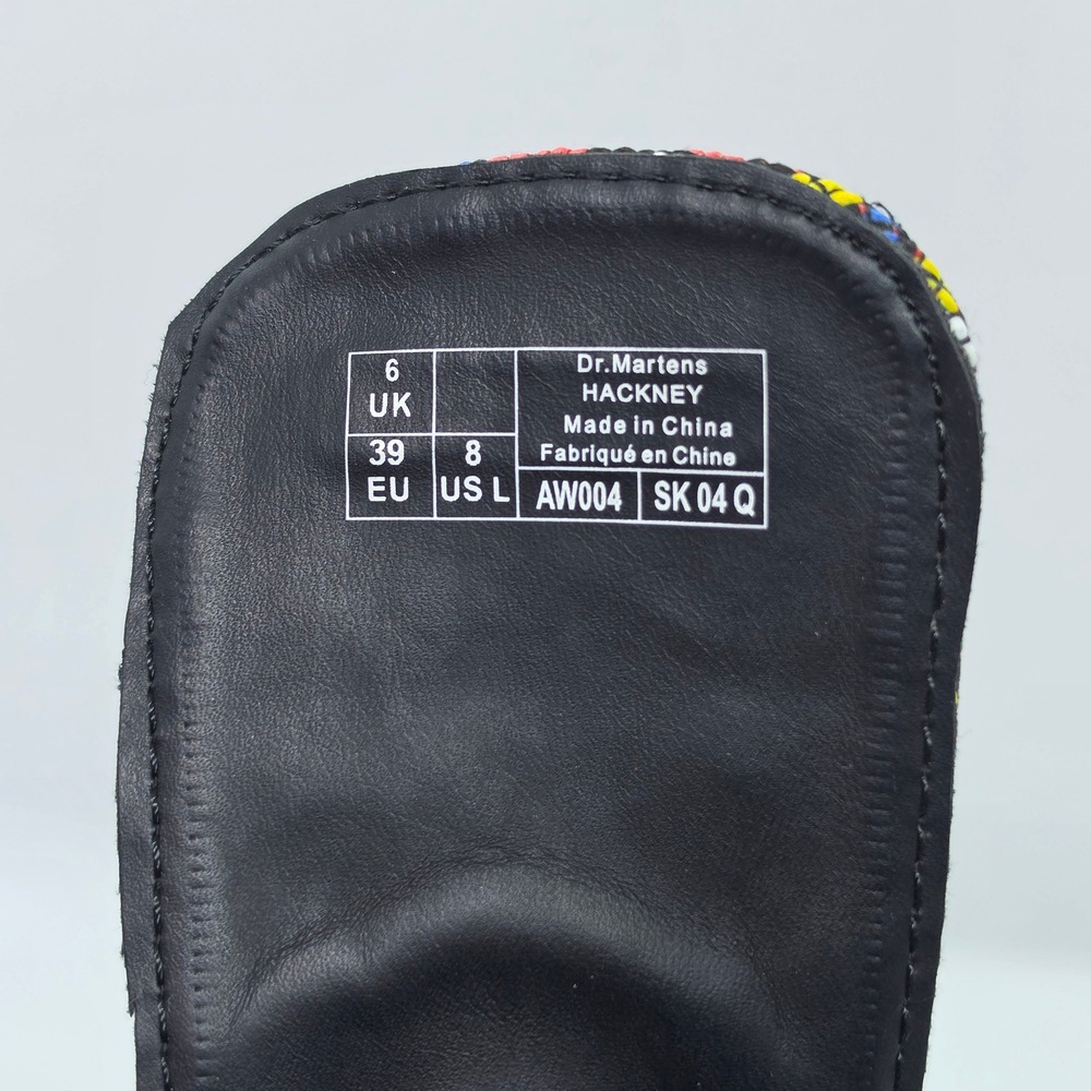 Dr. Martens Hackney Multi Color Geometric Tapestry High Top Boots AW004 Womens 8 - Picture 6 of 11